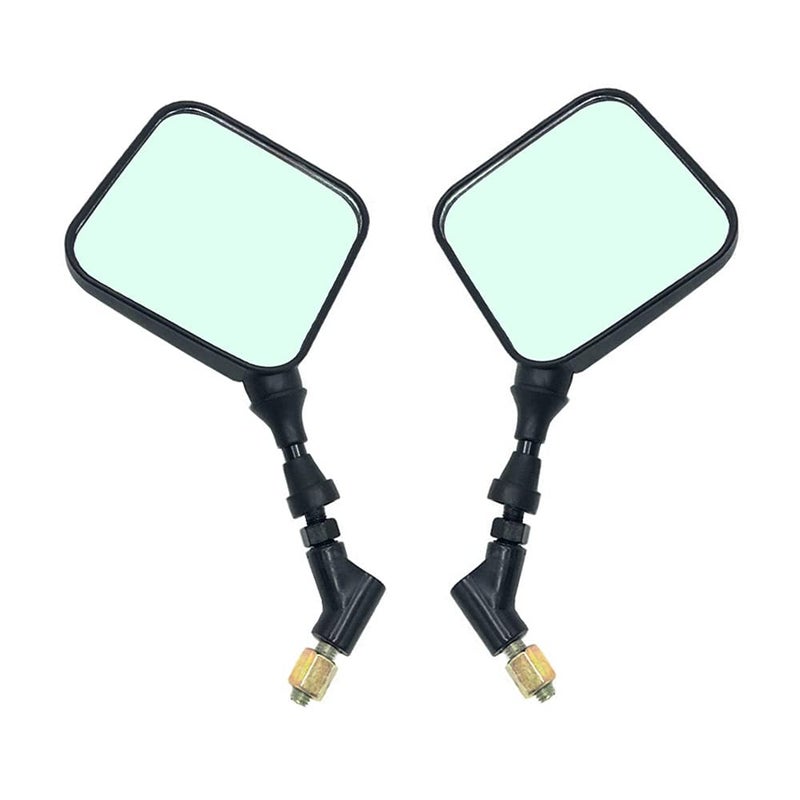 Earlyred Dual Sport Motorcycle Rearview Mirror Rear View Side Mirrors Compatible with Suzuki DR 200 250 350 350 DRZ400 DRZ650 DR650 - Image 1